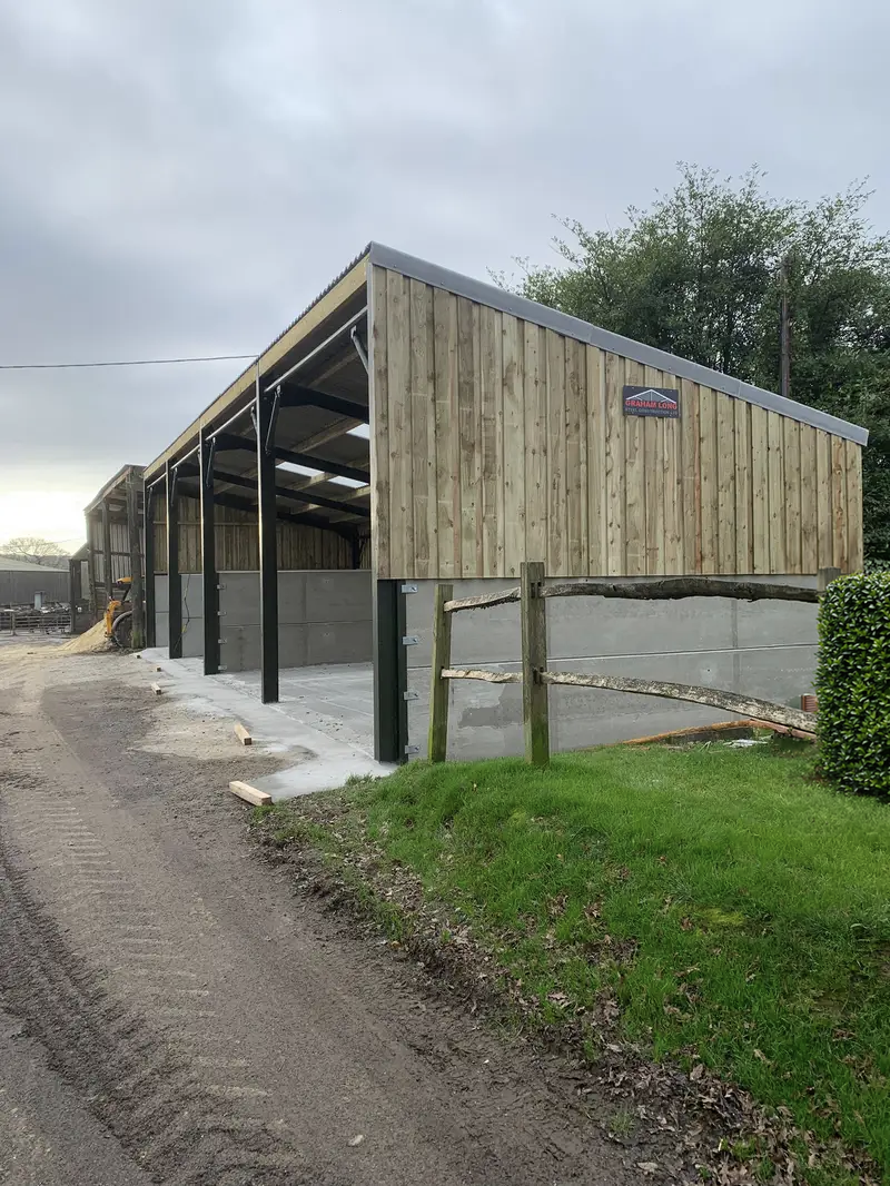 New agricultural barn completed in East Sussex